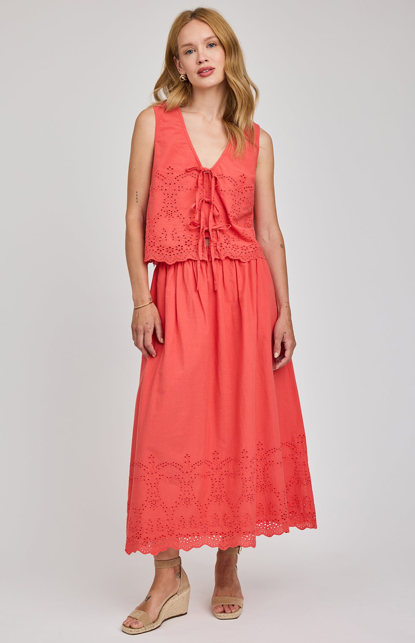 Elodie Maxi Skirt - Grenadine