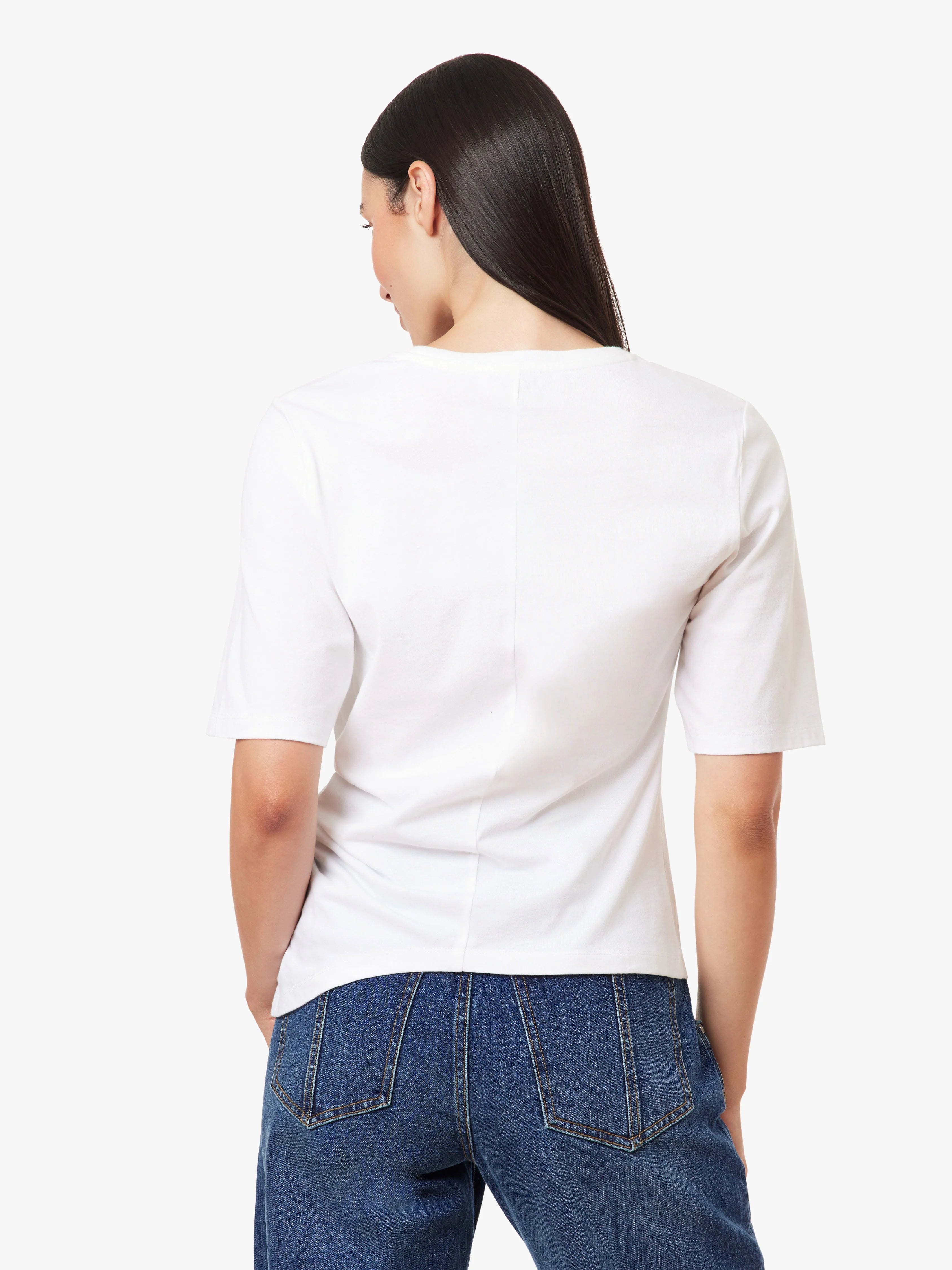 The Jadyn Tee - Bright White