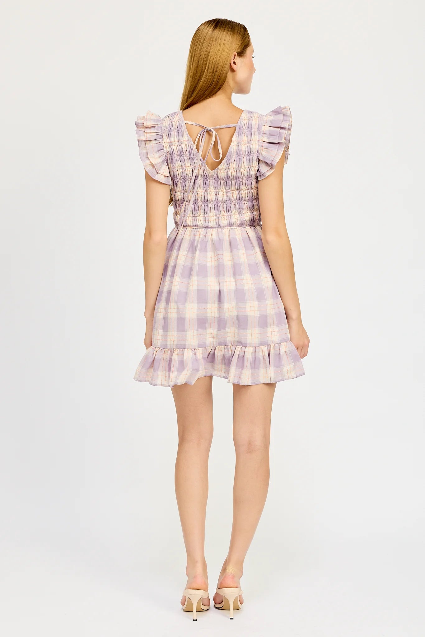 Savoy Mini Dress - Plaid