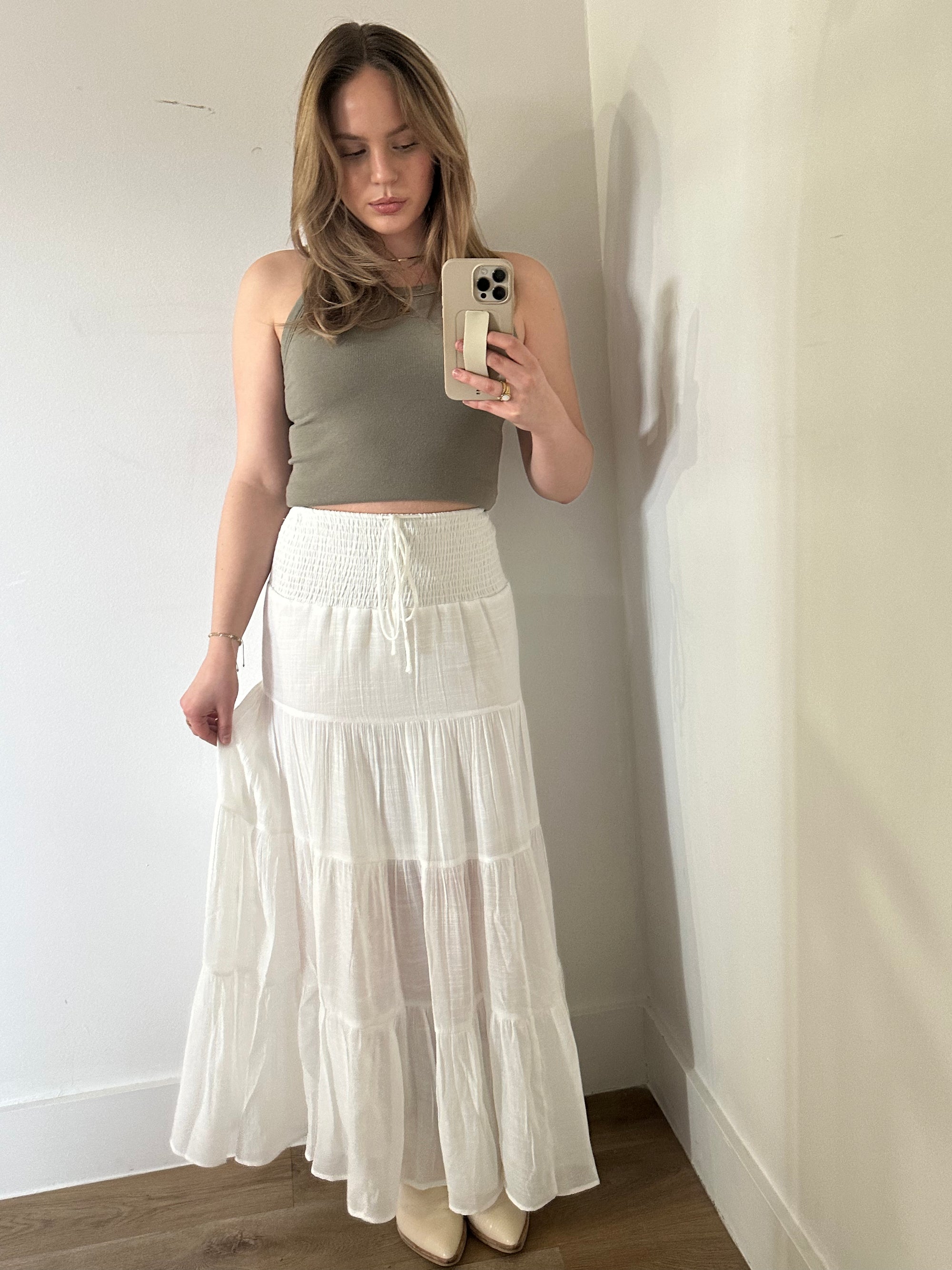 Taylor Tiered Maxi Skirt