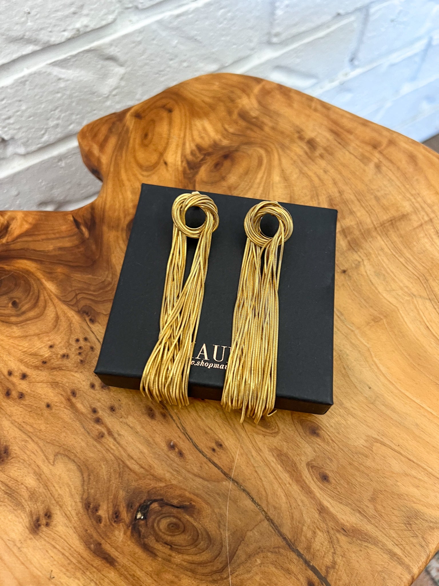 18K In the Moment Statement Earrings
