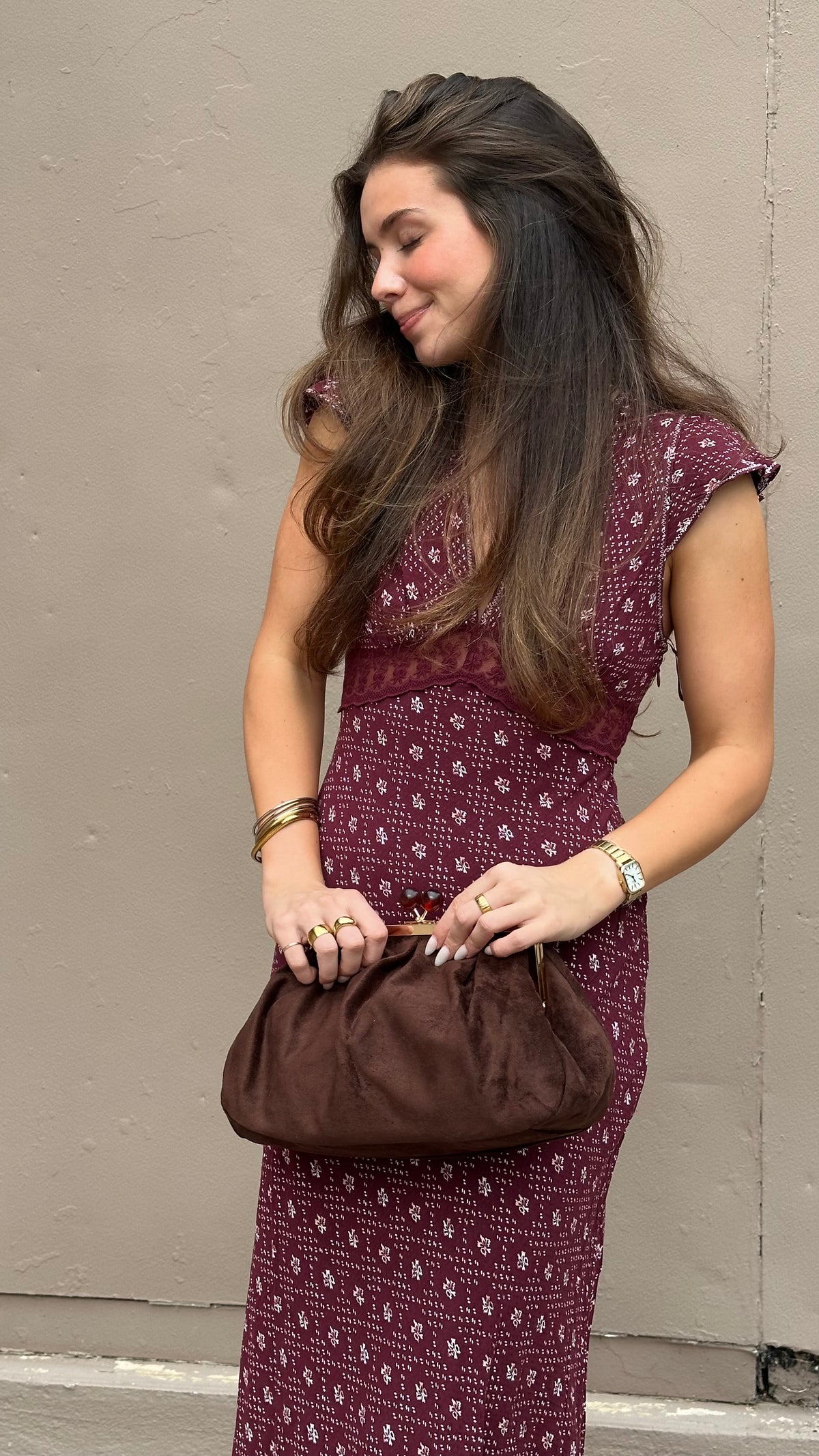 Free People - Eternal Soul Maxi Dress - Maroon