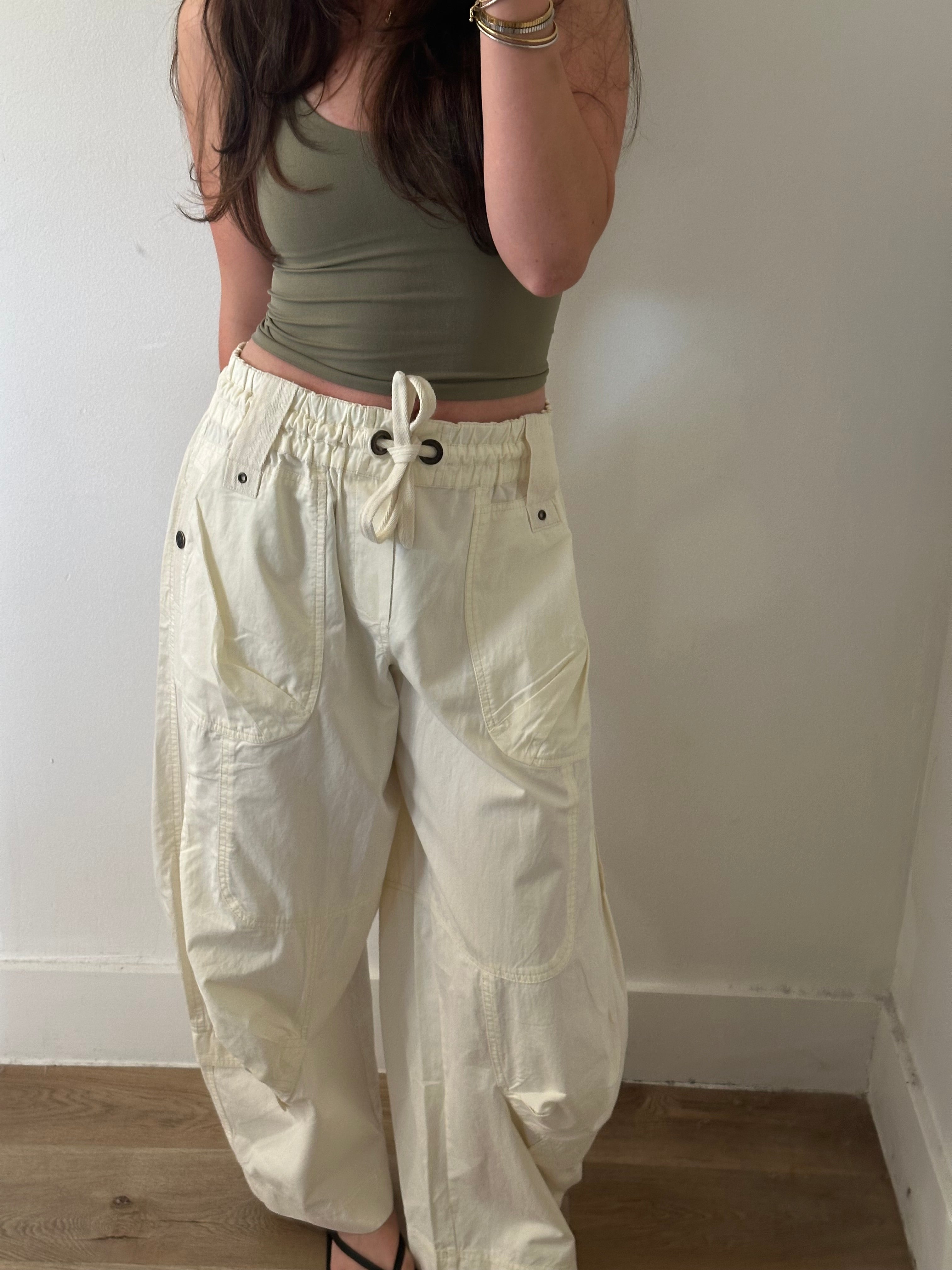 Free People Onset Parachute Pant - Tofu