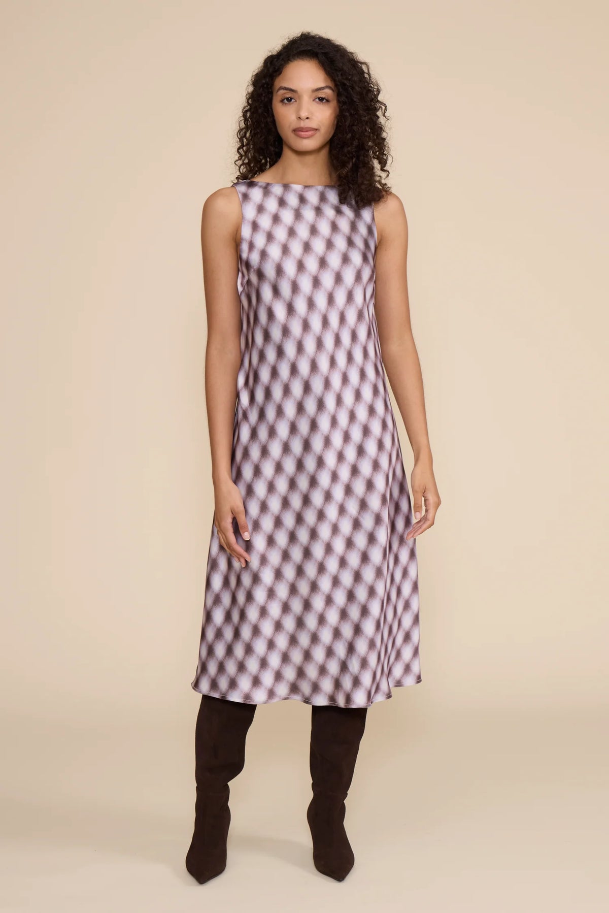 Meiline Midi Bias Dress