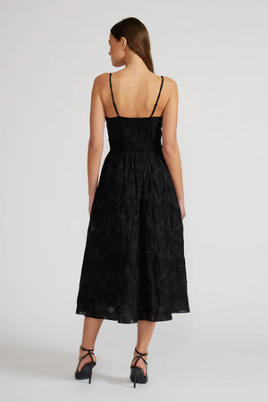 Ingrid Midi Dress - Black