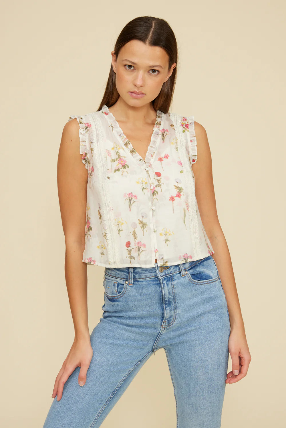 Olina Floral Top