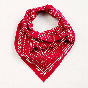 Dot Dash Red Bandana