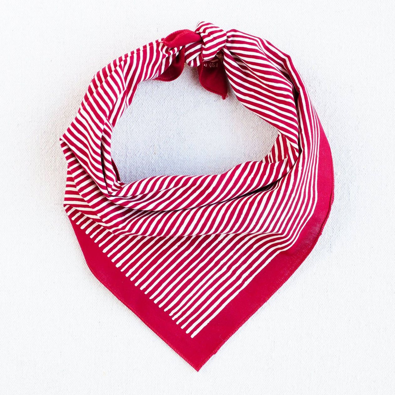 Red Striped Bandana