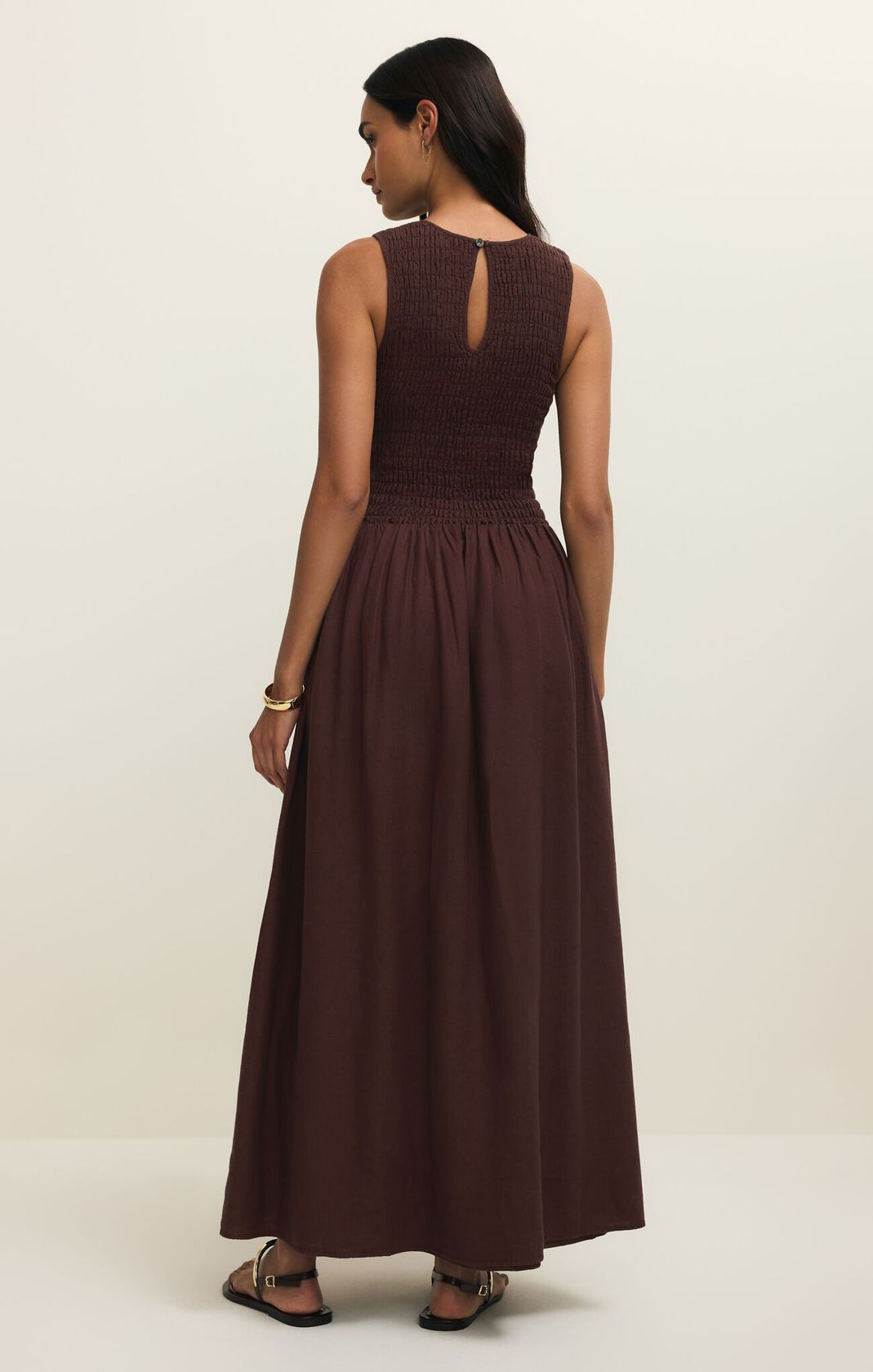 Z Supply Juniper Maxi Dress - Chocolate Cherry