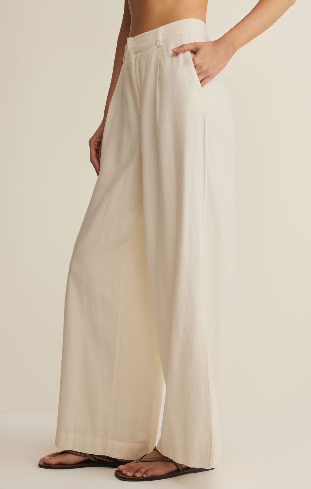 Z Supply Overlook Linen Pant - Cloud