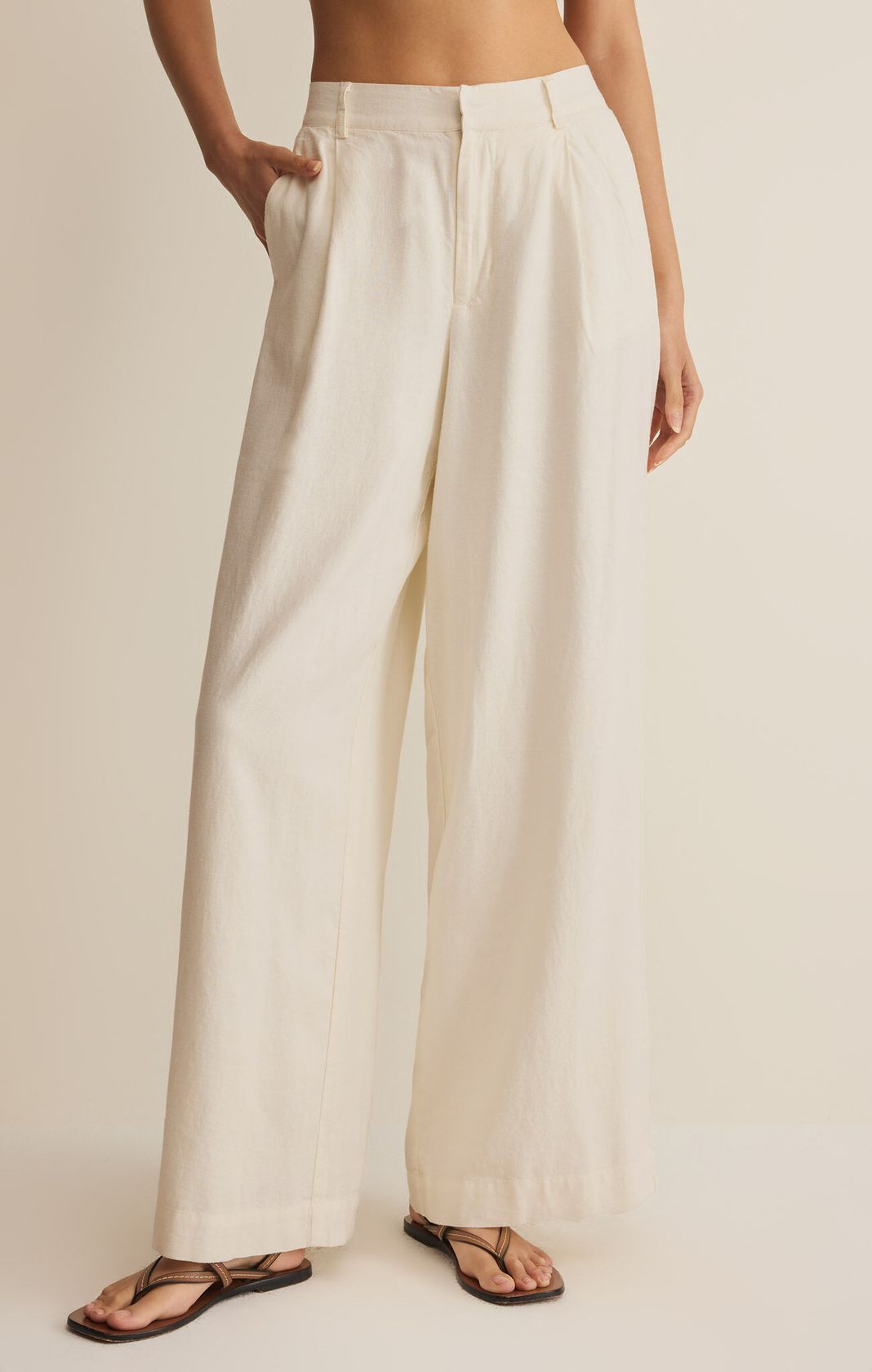 Z Supply Overlook Linen Pant - Cloud