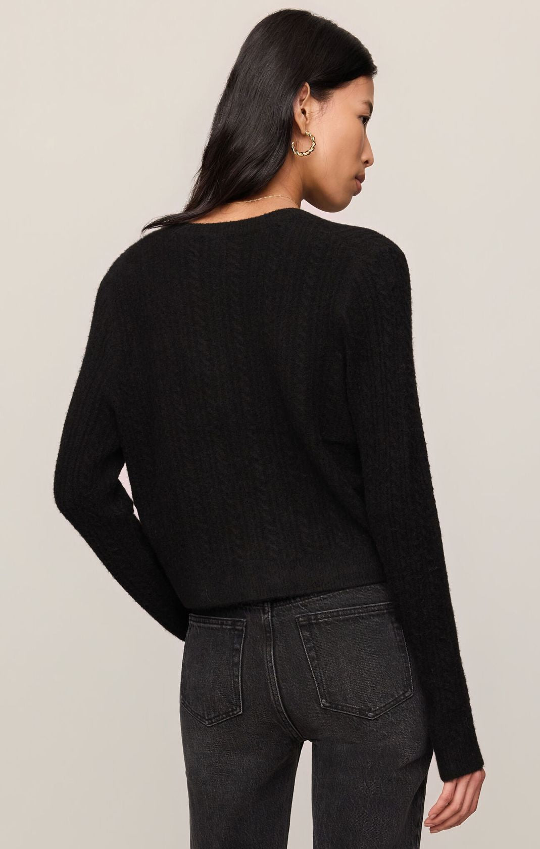 Z Supply - Medina Pointelle Cardigan - Black