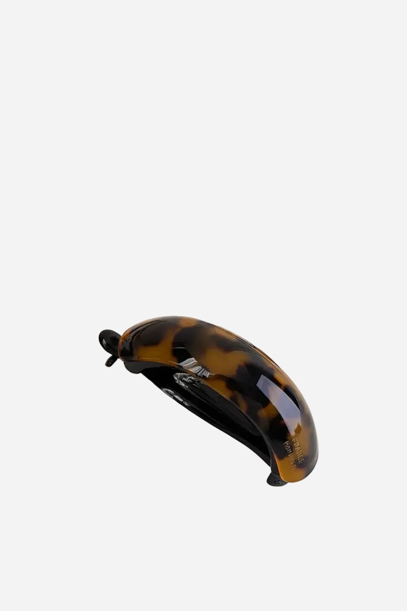 Light Brown Tortoise Banana Hair Clip