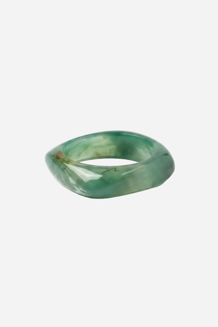 Polygon Acrylic Bracelet- Green