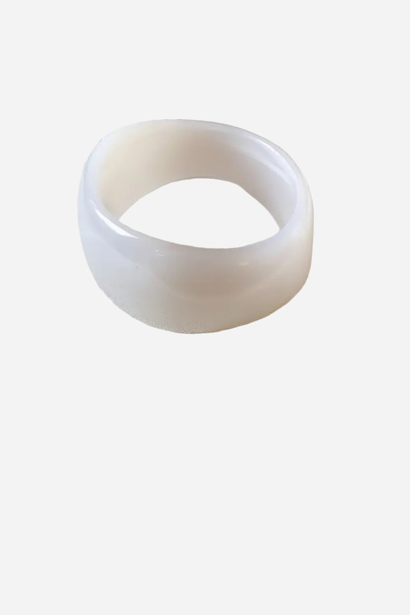 Acrylic Bracelet -Ivory