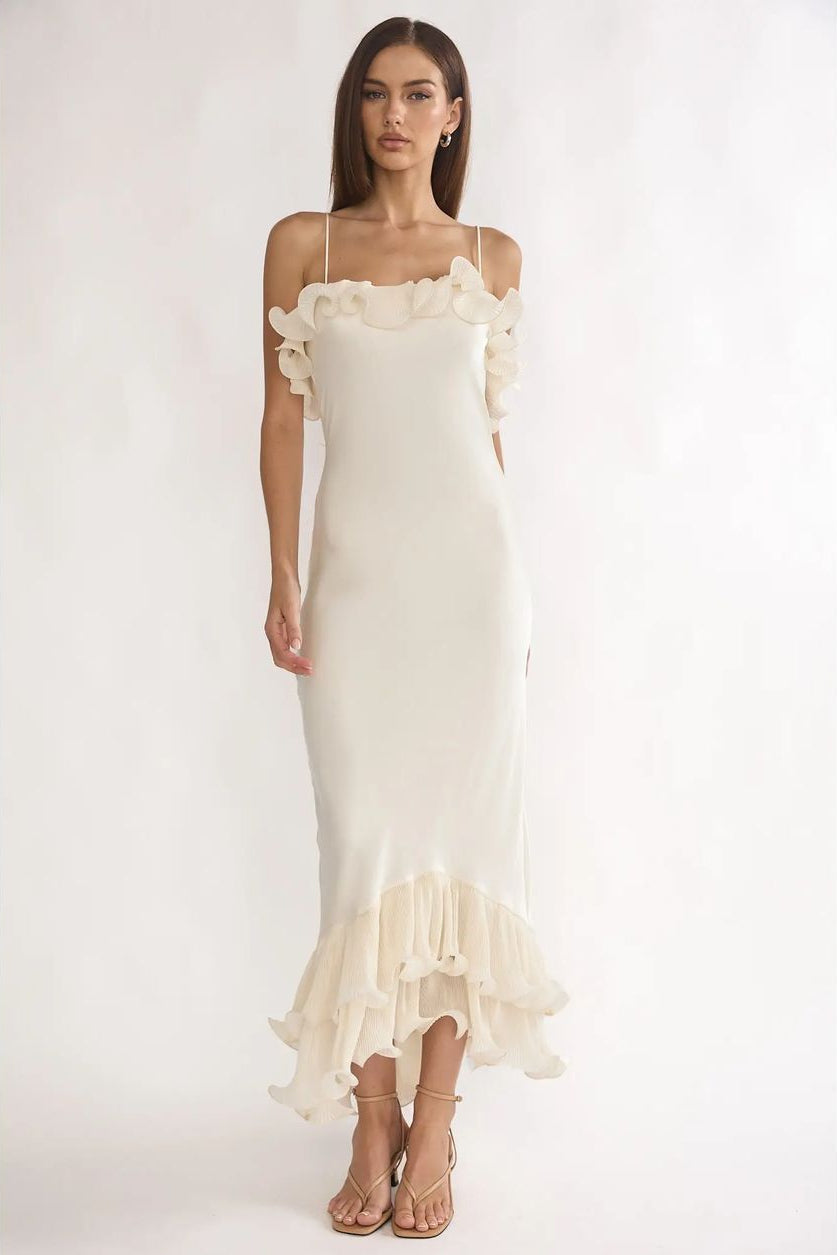 Amelia Ruffled Maxi Dress