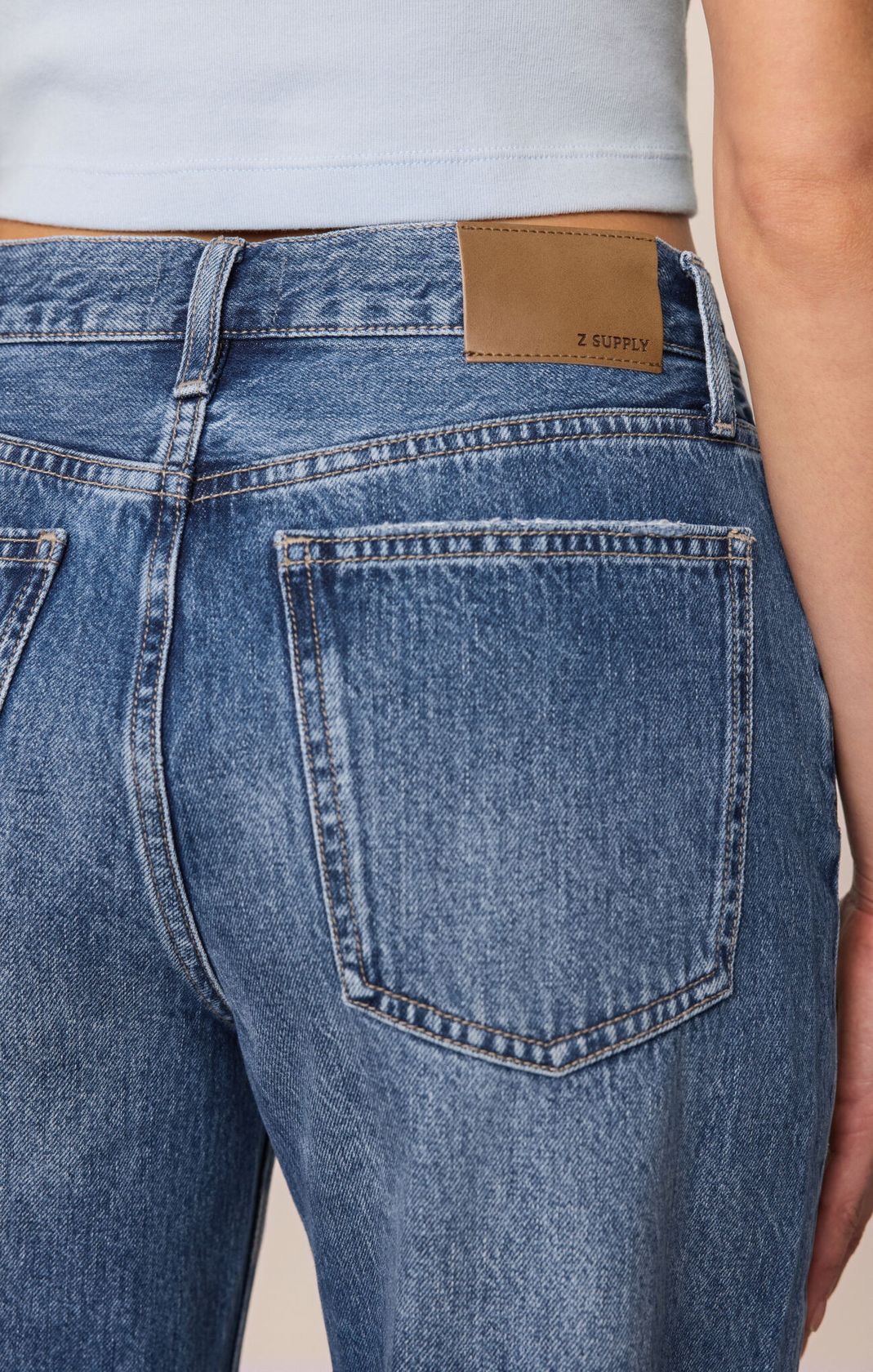 Z Supply - The Off Duty Bowed Jeans - Breakpoint
