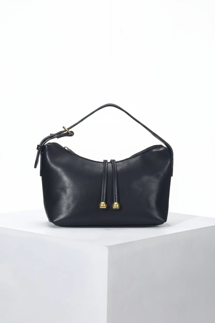 Small Leather Purse - Black