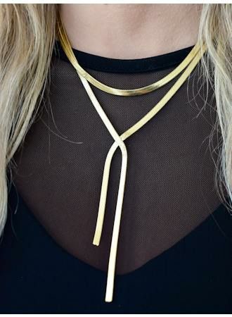 Farrah B - Parting Ways 2 Layer Necklace