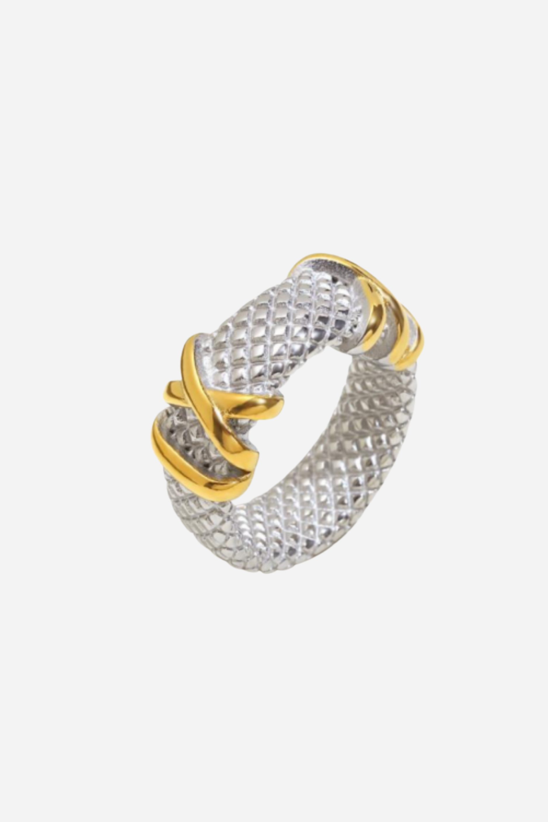 18K Emerson Two Tone Ring