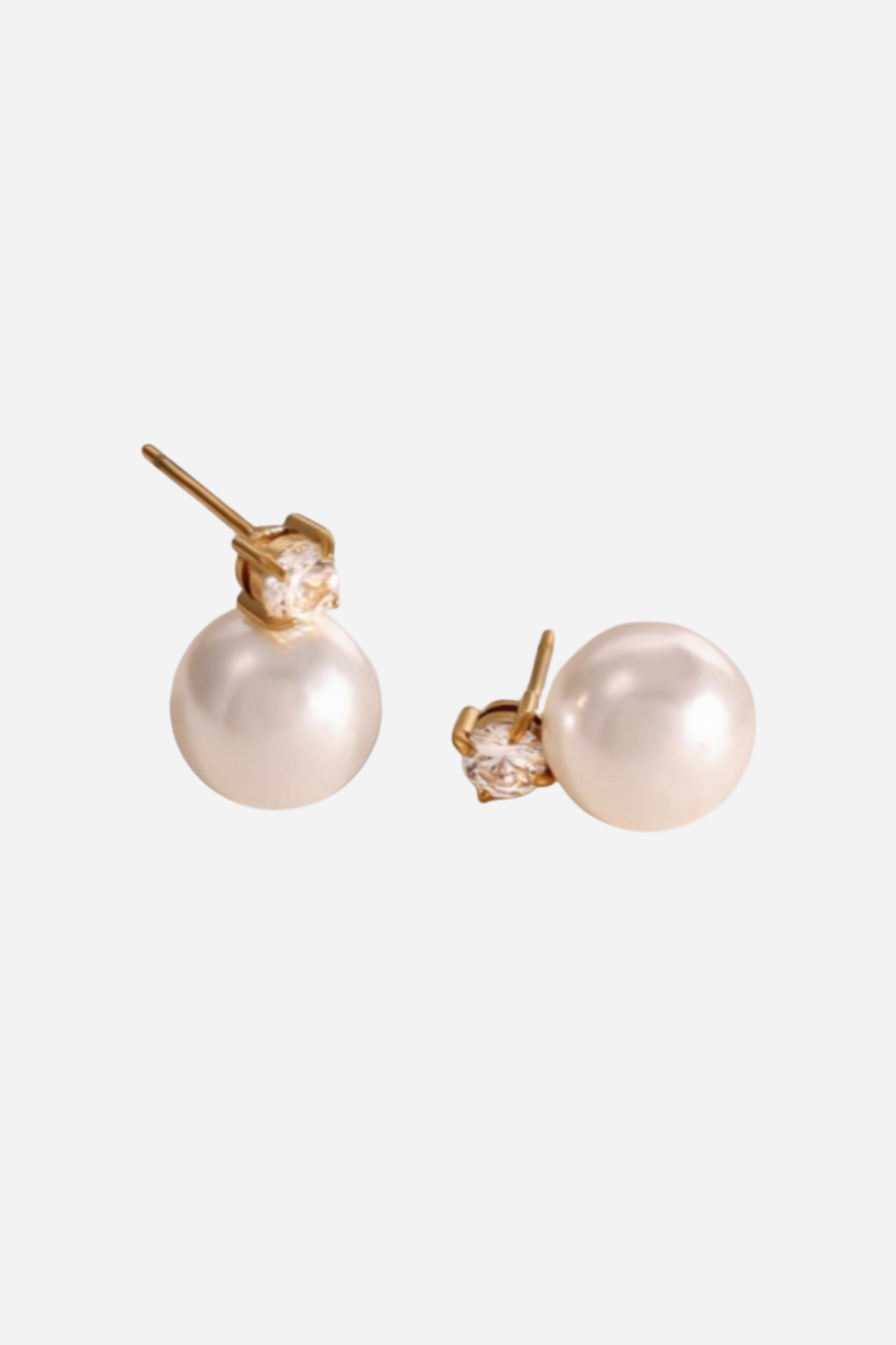 18K Leah Pearl Earrings