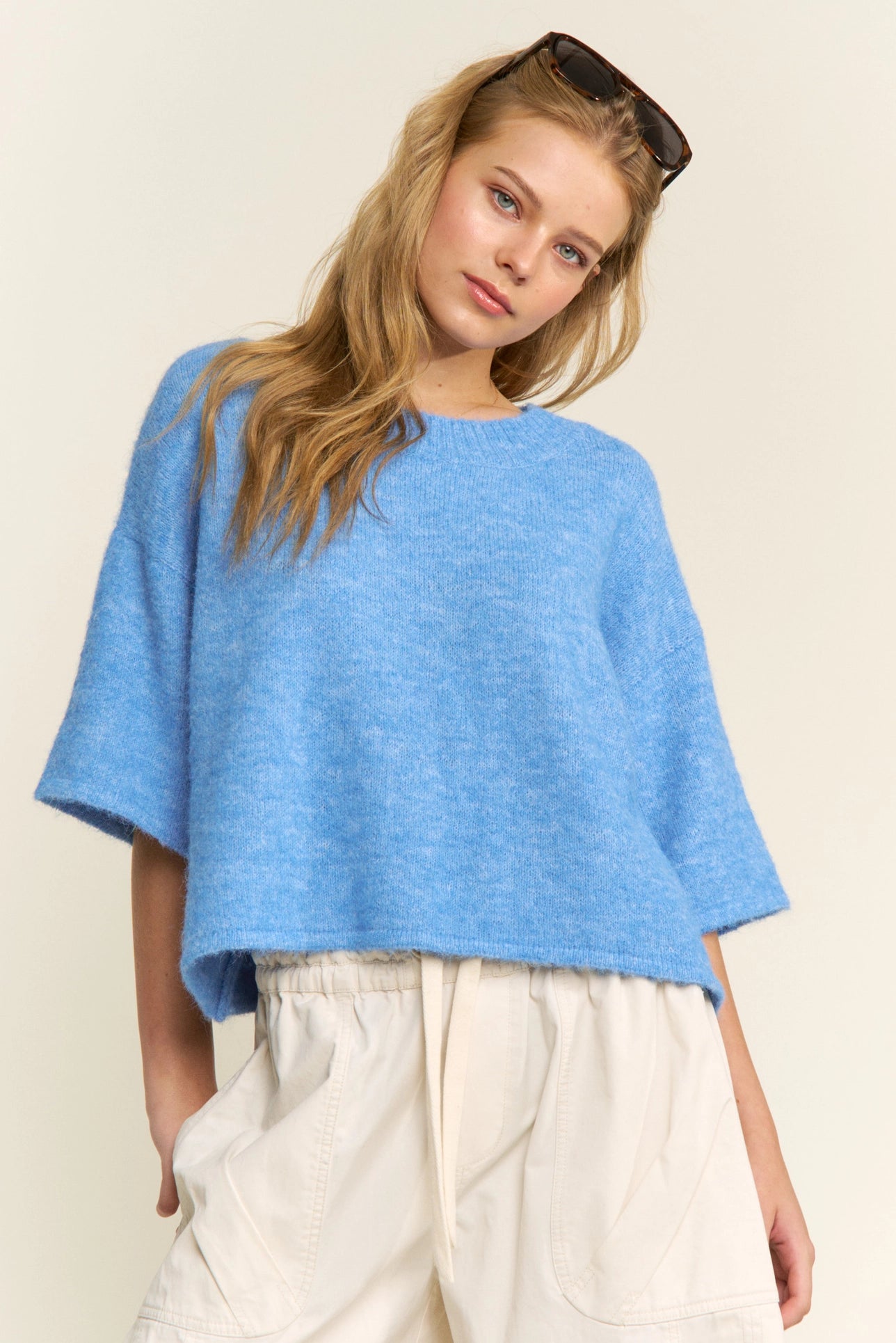 Millie Pullover Sweater - Blue