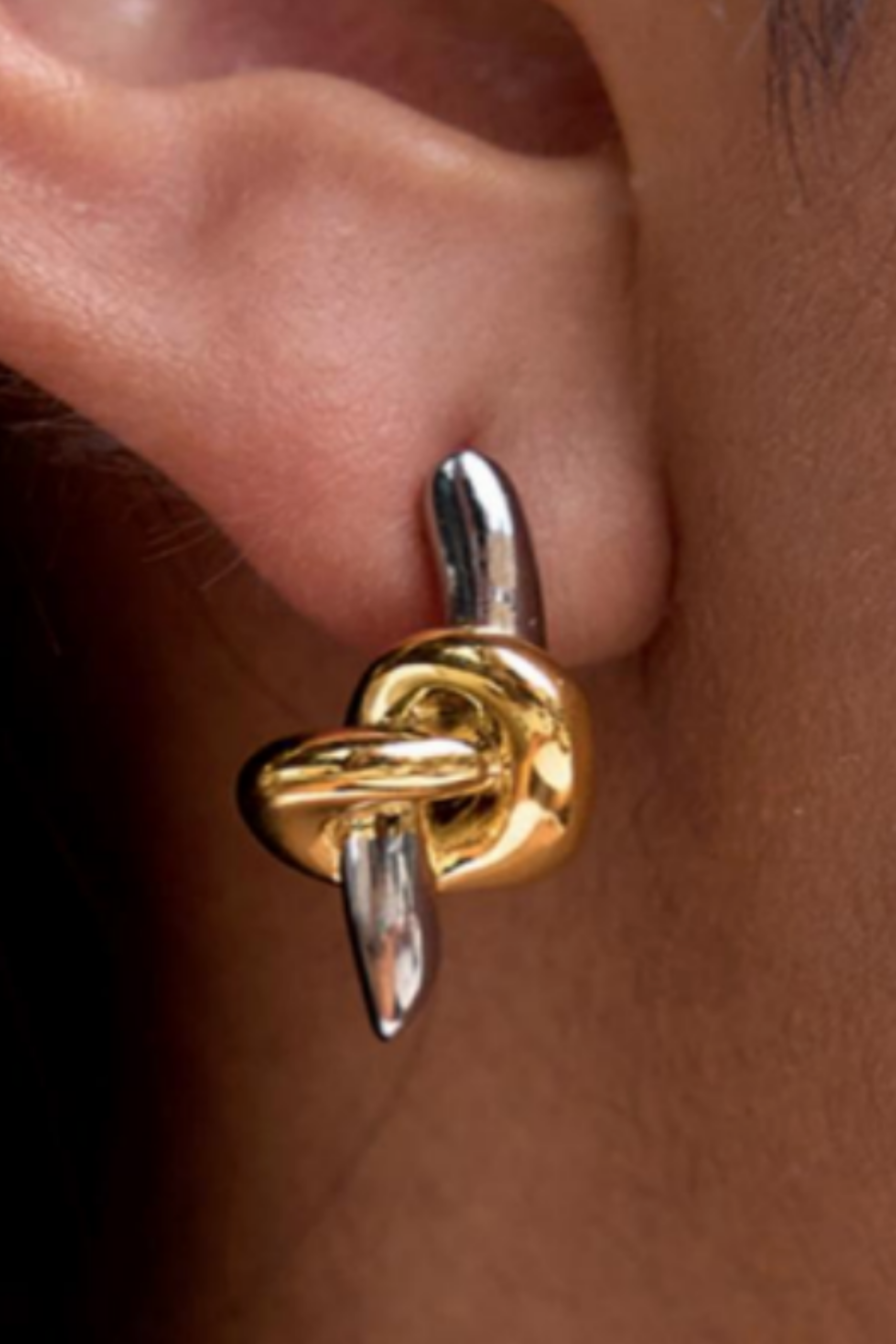 18K Lucy Knot Earrings