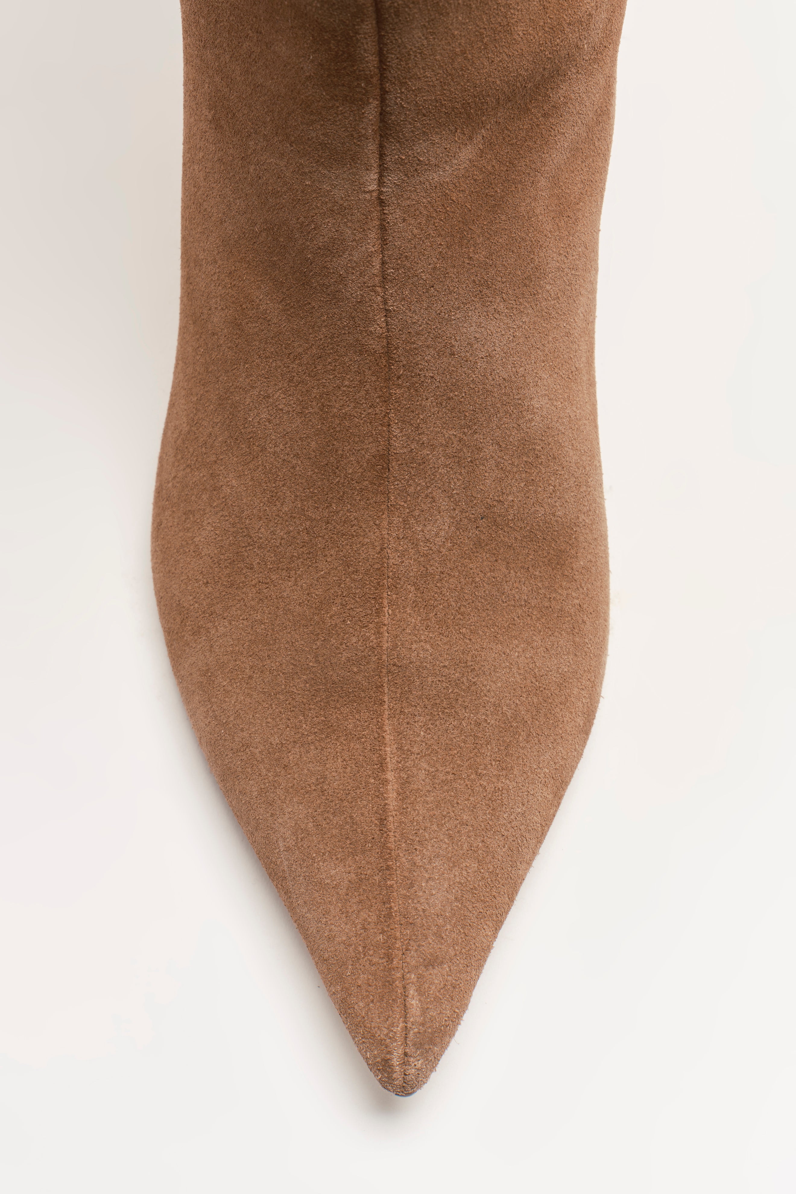 Free People - Kiki Kitten Heel Boot - Tan Suede