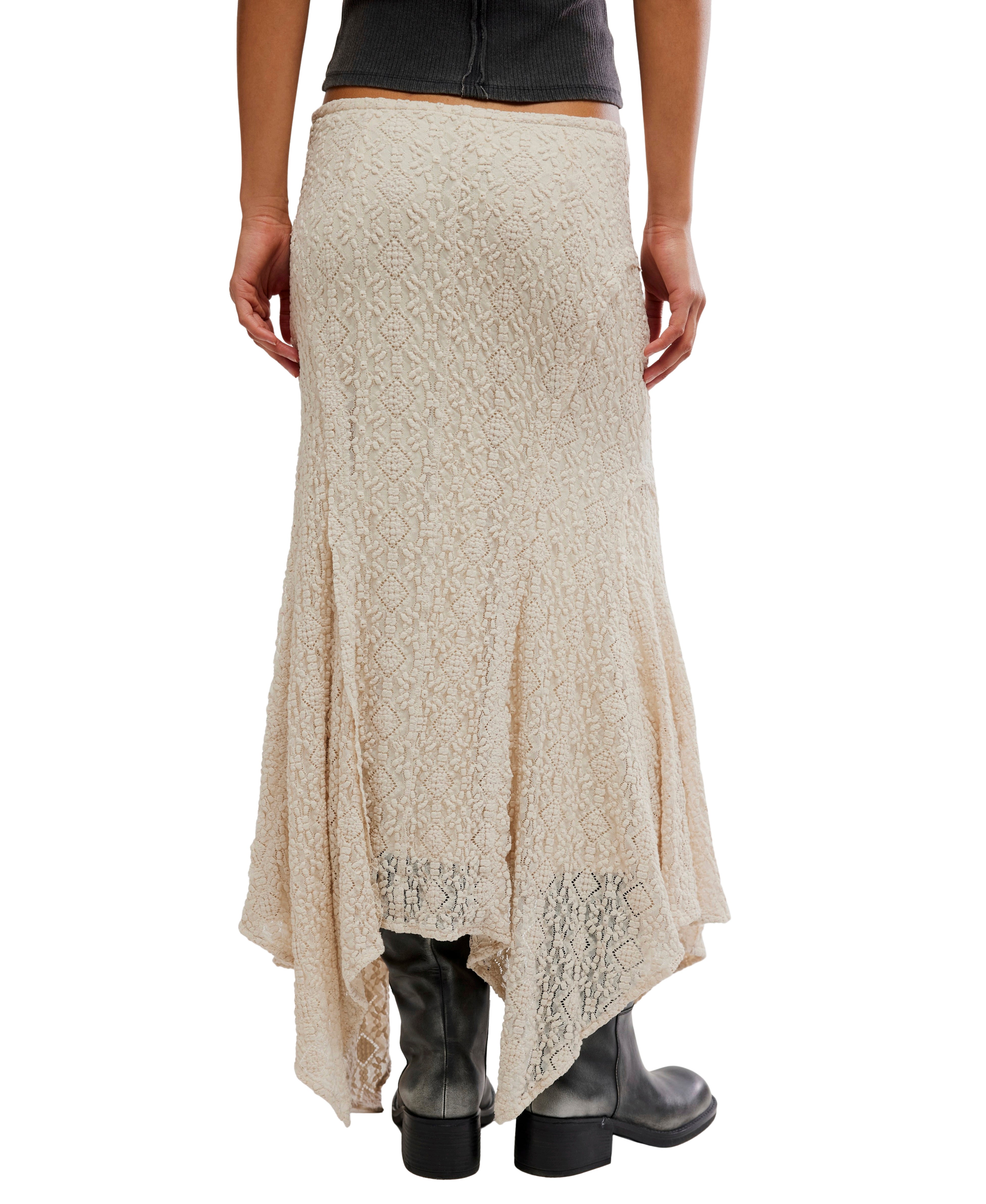 Free People - Bella Lace Mermaid Skirt - Tea