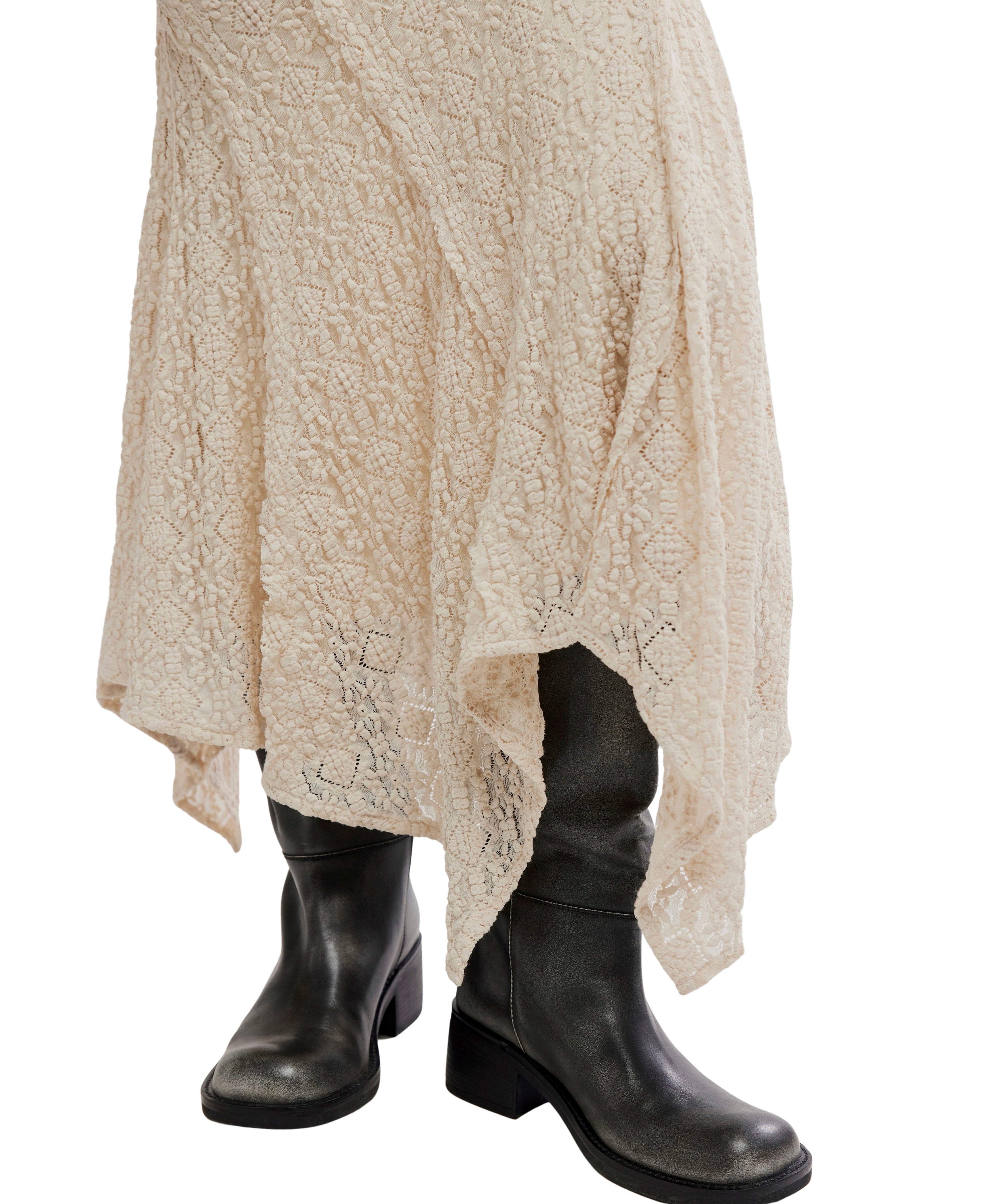 Free People - Bella Lace Mermaid Skirt - Tea