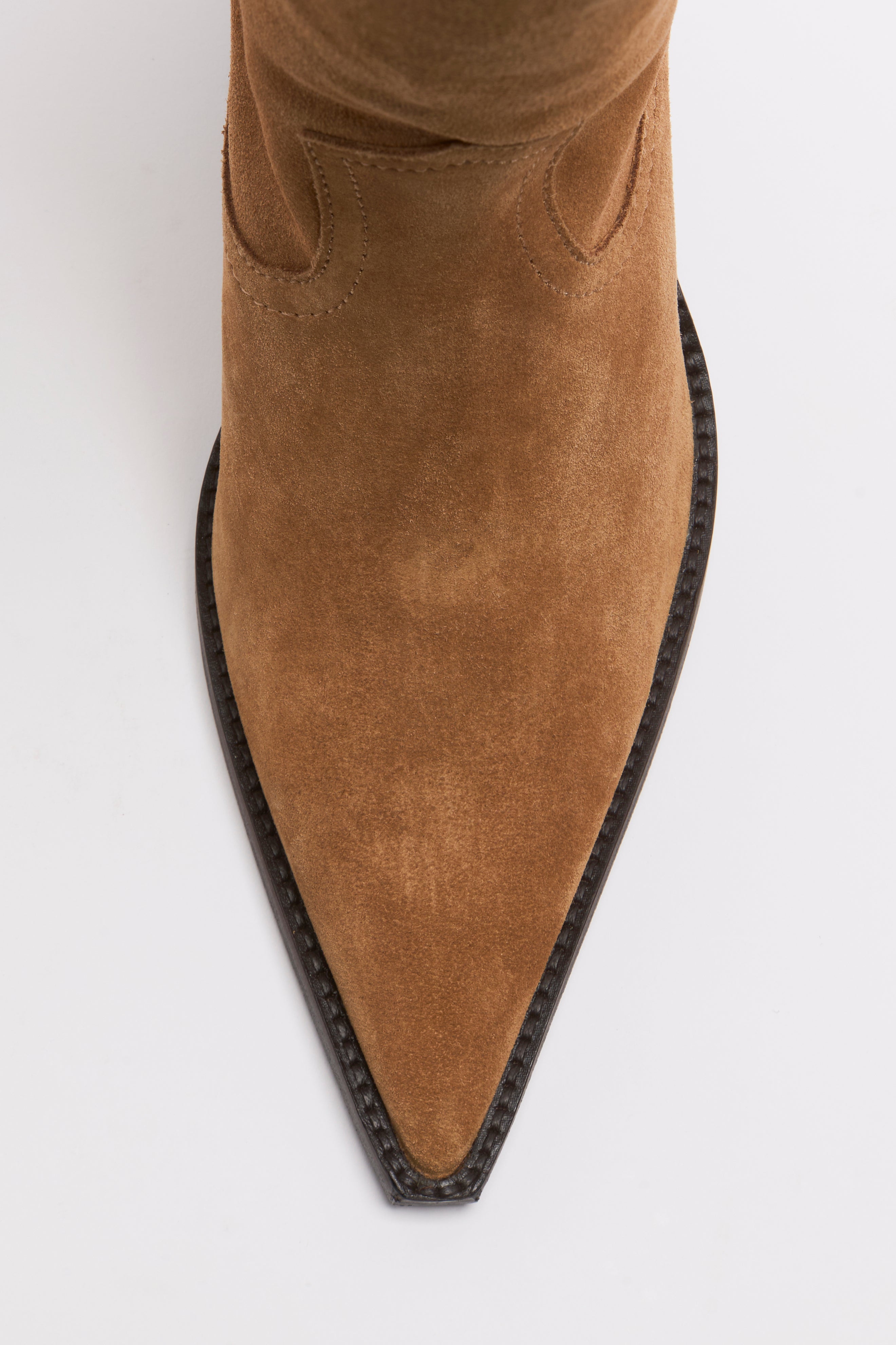 Free People - Daisy Slouch Kitten Heel - Tan Suede