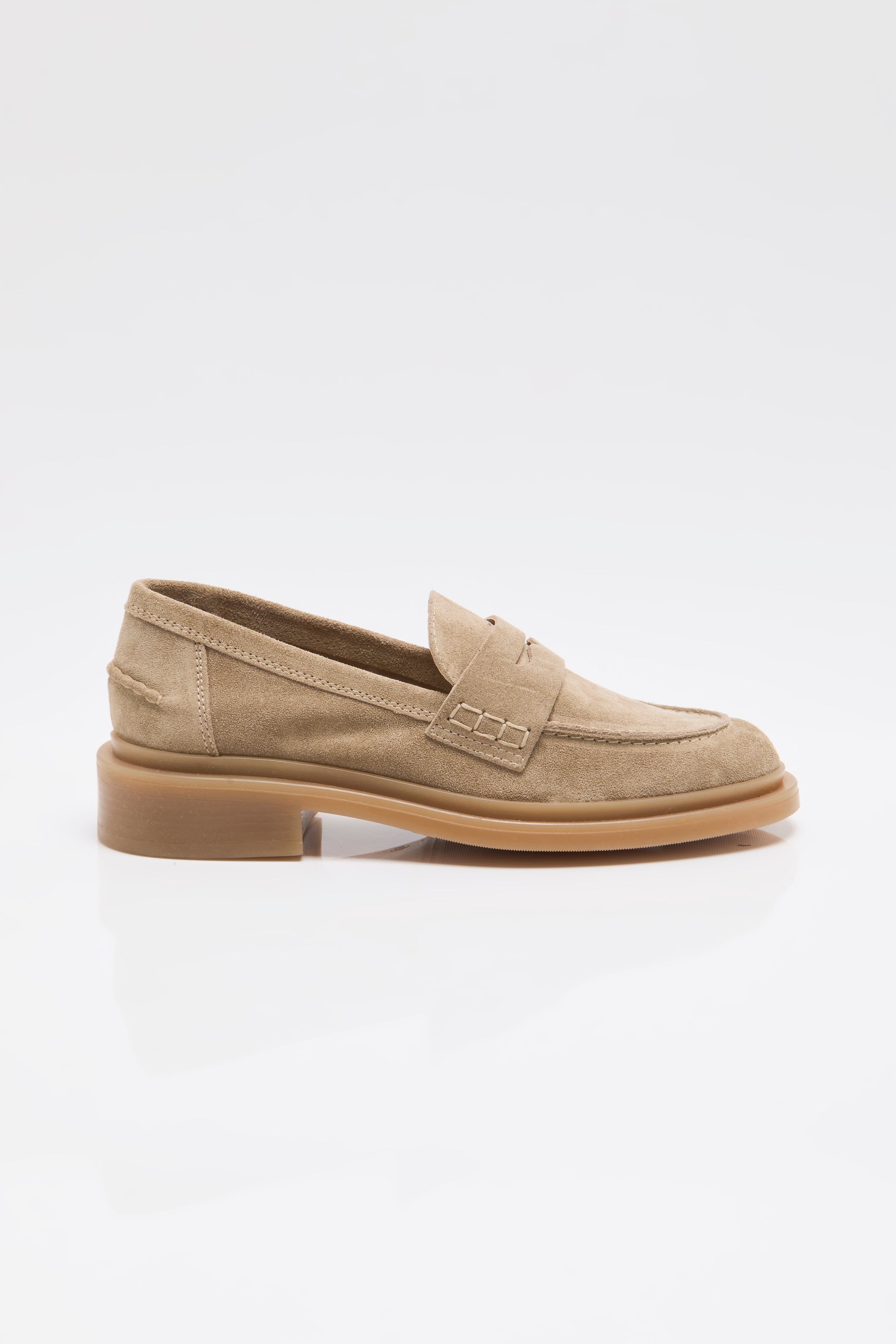 Free People - Lana Loafer - Taupe Suede