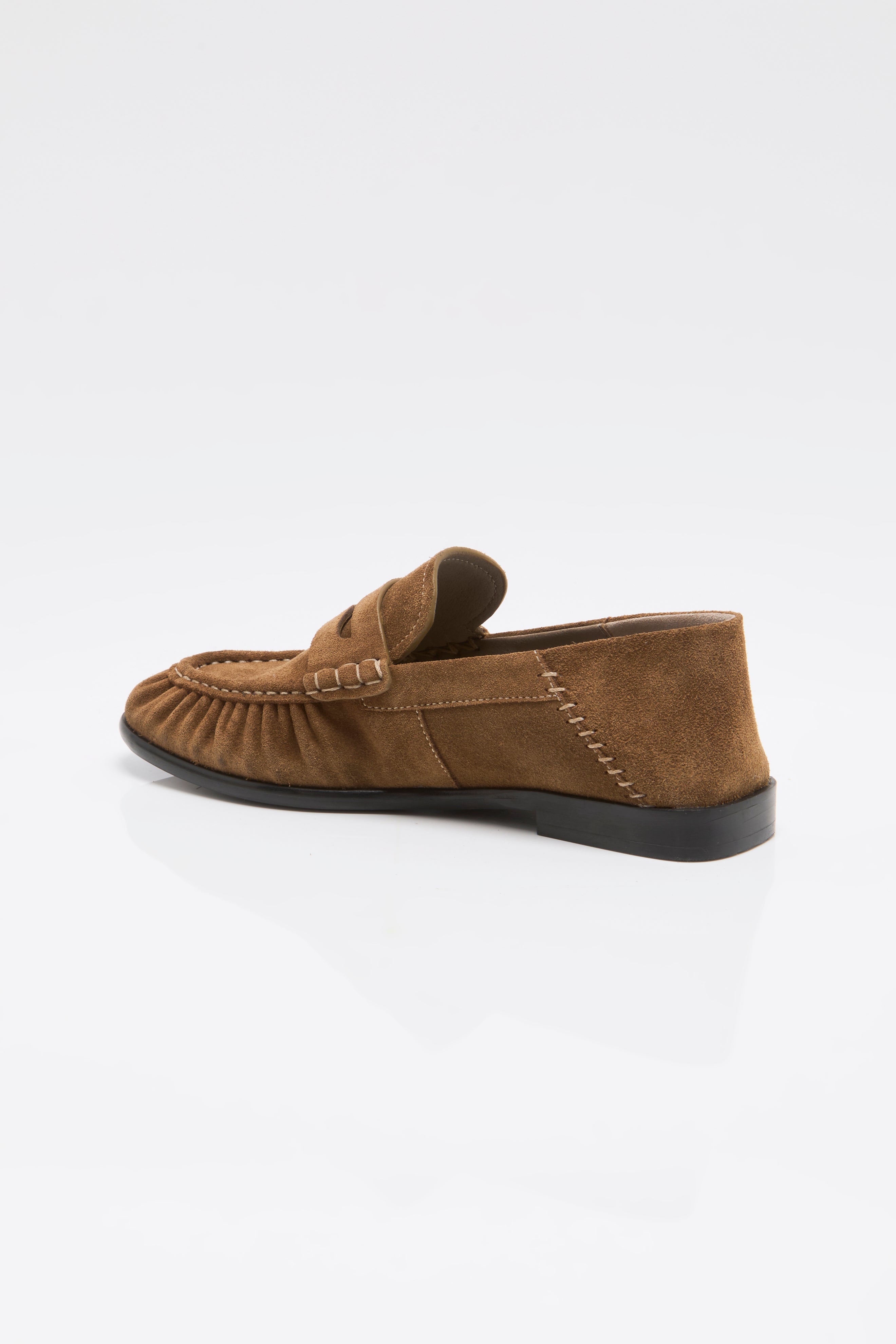 Free People - Carry On Loafer - Tobacco Oiled Suede