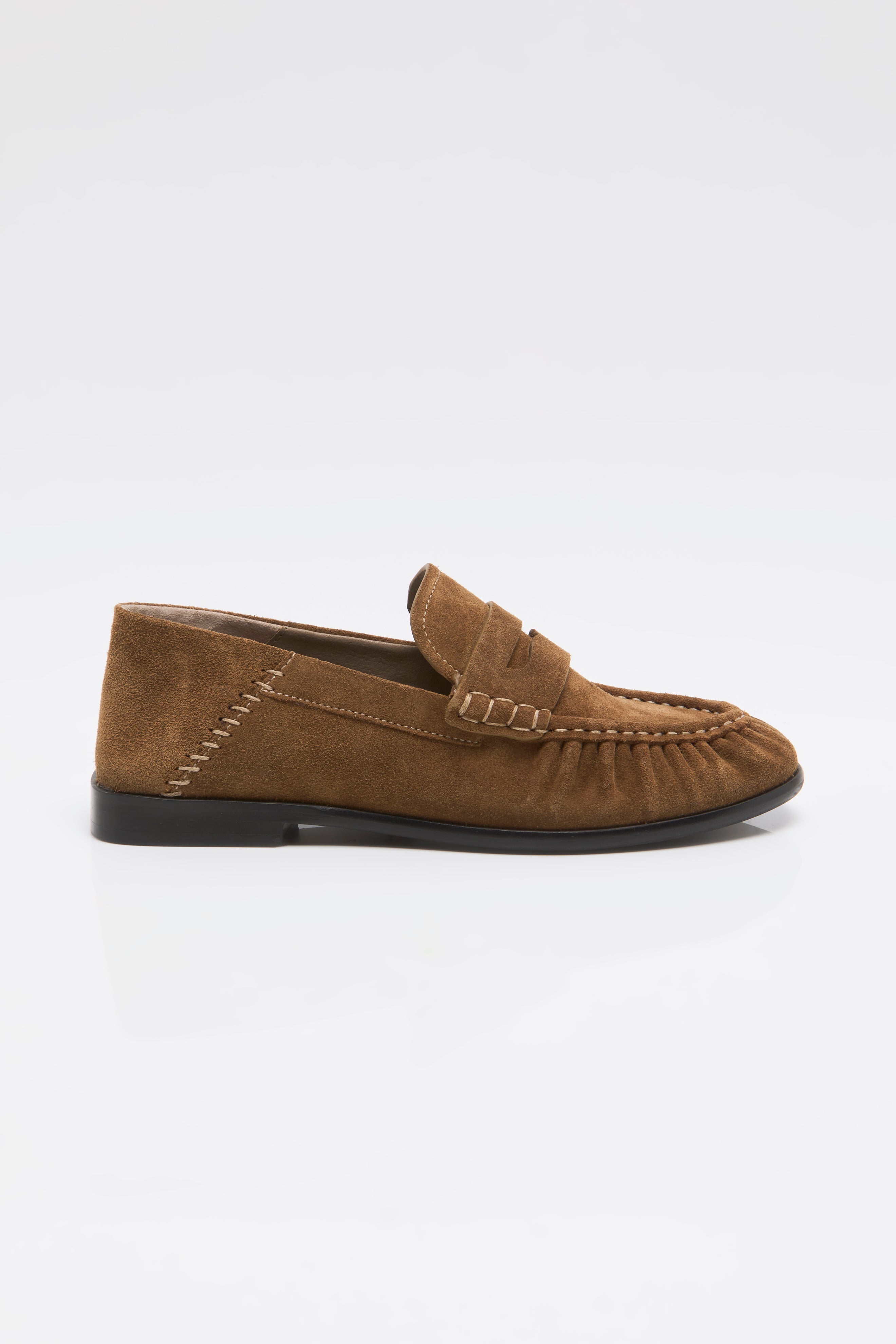 Free People - Carry On Loafer - Tobacco Oiled Suede