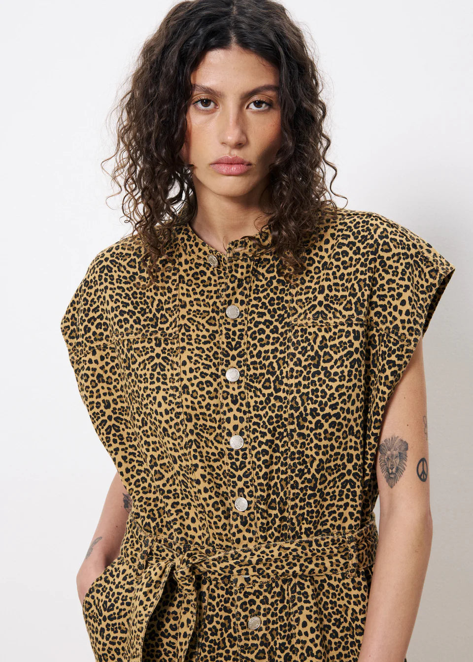 FRNCH Scheila Jumpsuit - Leopard