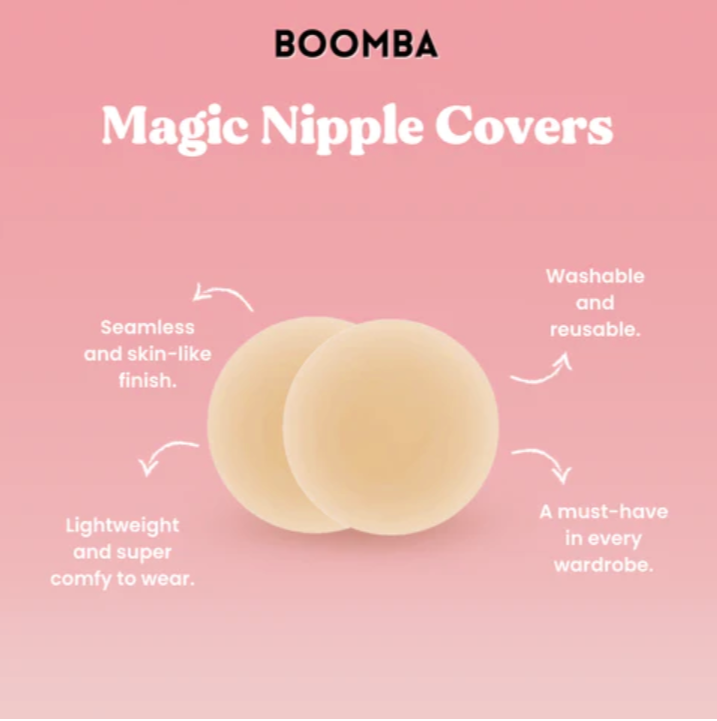BOOMBA Magic Nipple Covers (4 INCHES) - Maude