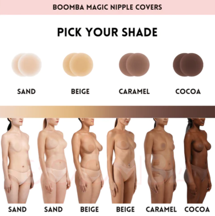 BOOMBA Magic Nipple Covers (4 INCHES) - Maude