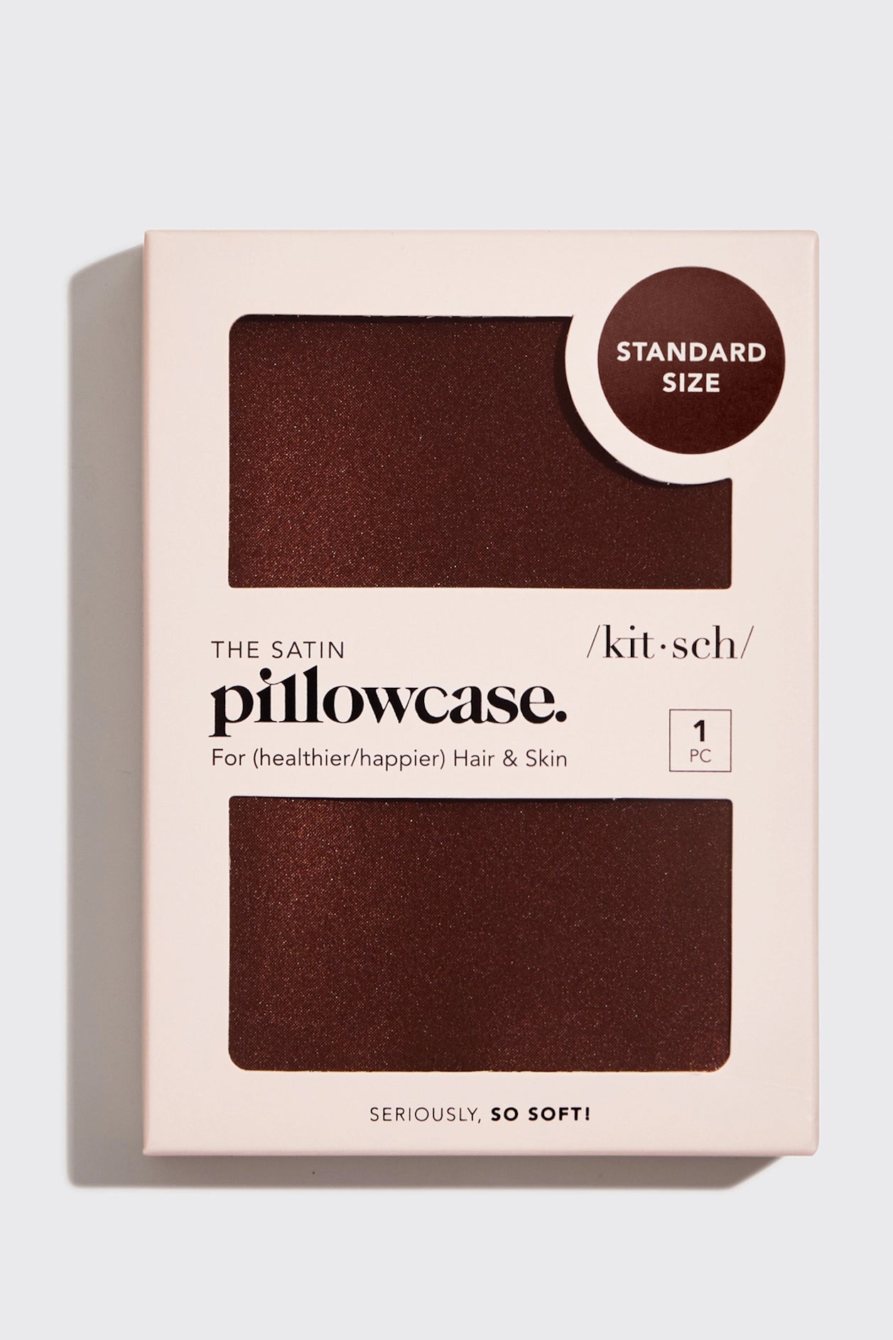 KITSCH Satin Pillowcase - Chocolate