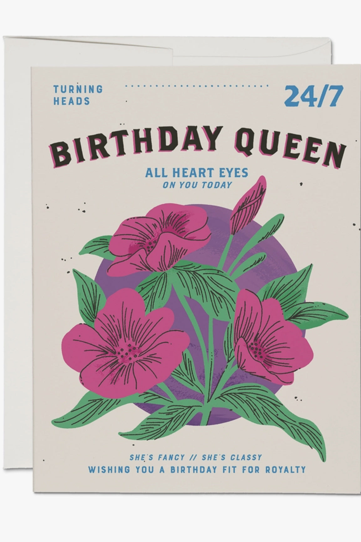 Red Cap Cards - Birthday Queen Card