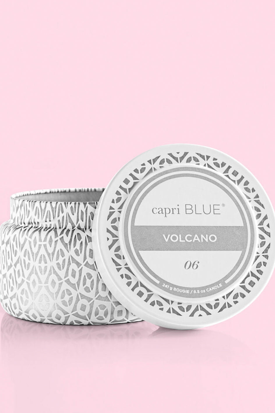 Capri Blue Volcano Signature Printed Travel Tin Candle (STORE PICK UP ONLY)