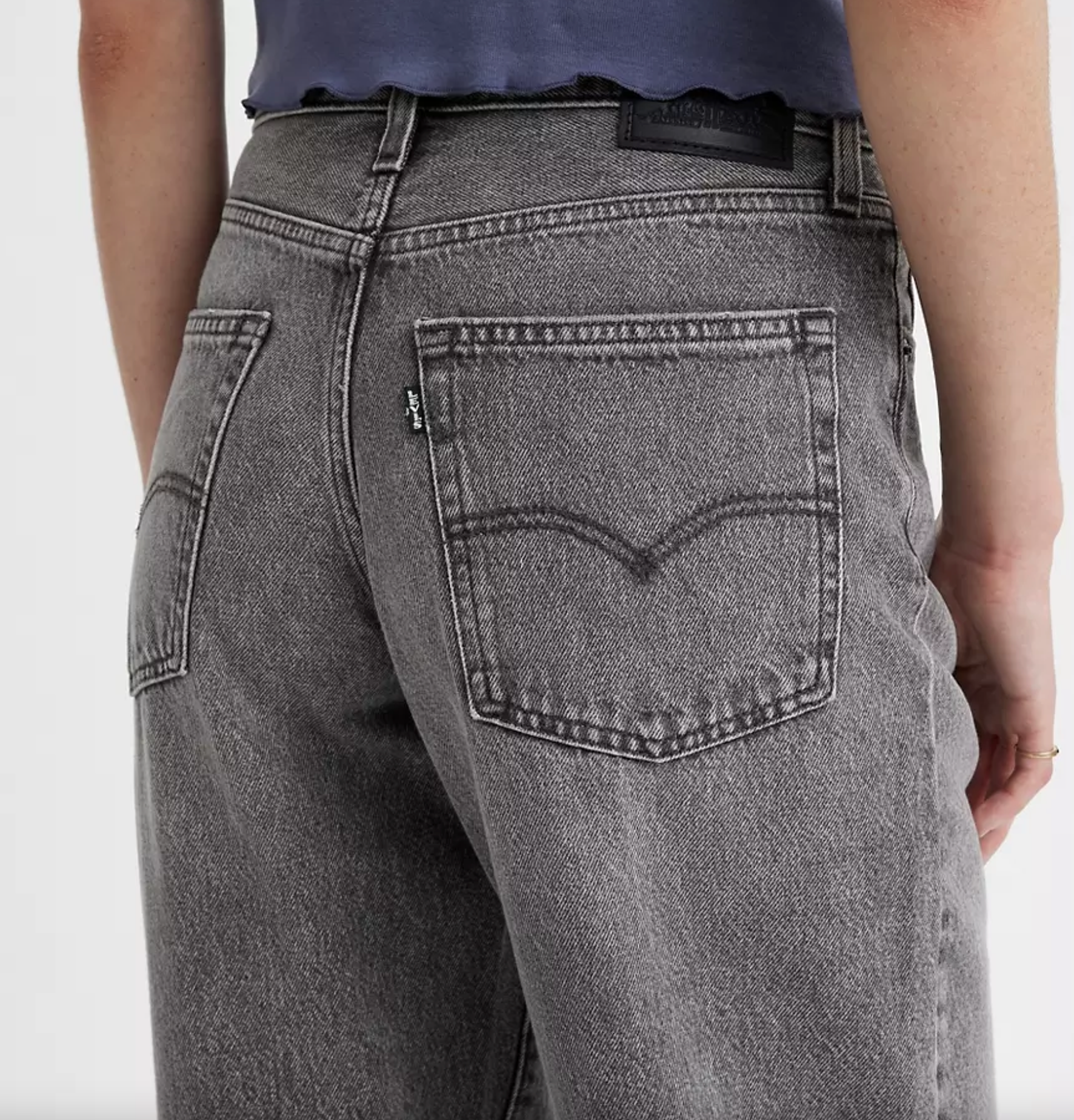 Grey levi best sale jeans womens