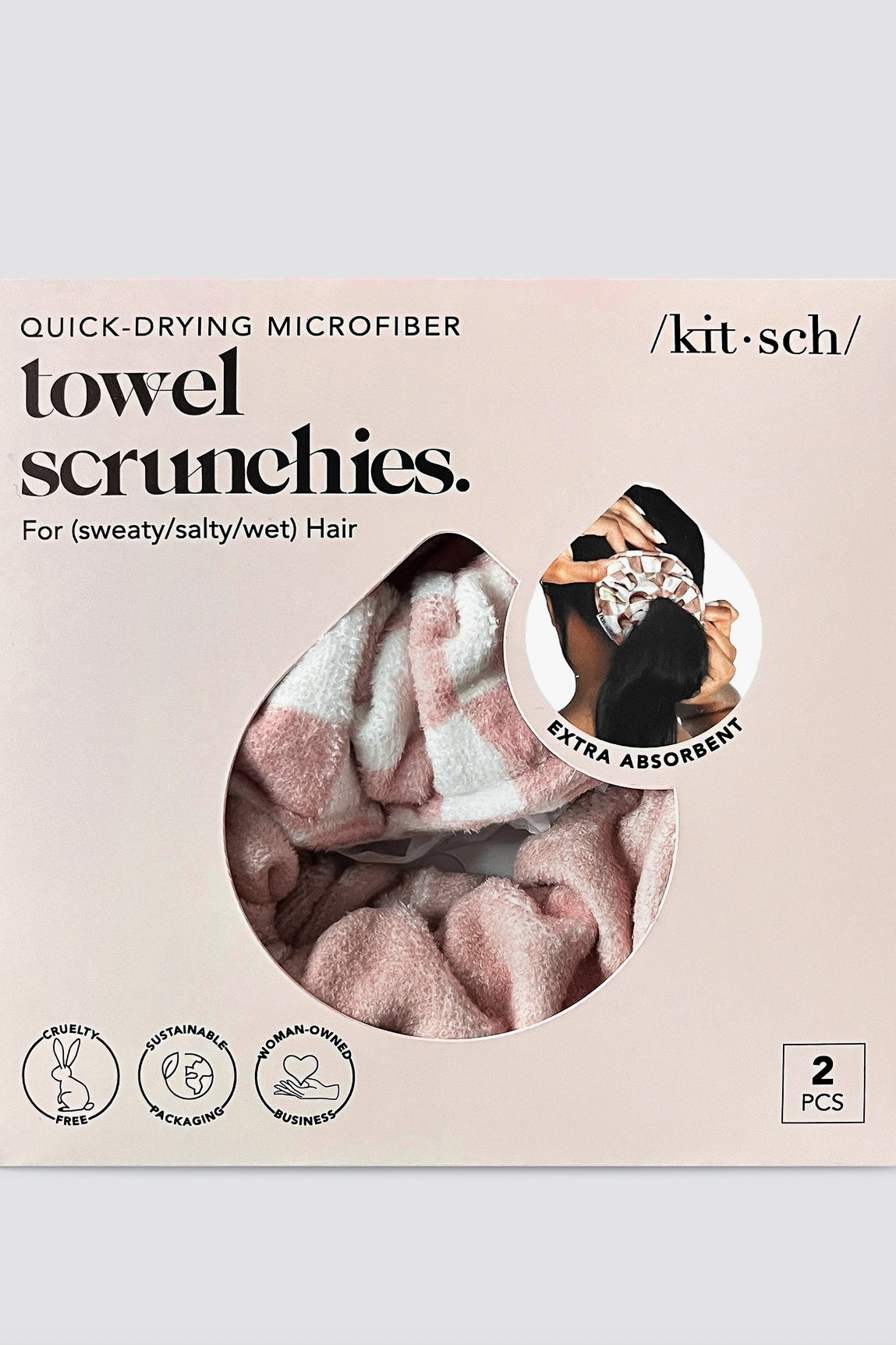 KITSCH Quick Dry Microfiber Towel Scrunchie