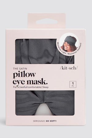KITSCH Pillow Eye Mask - Charcoal