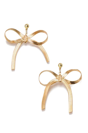 Farrah B Gifted Bow Earrings