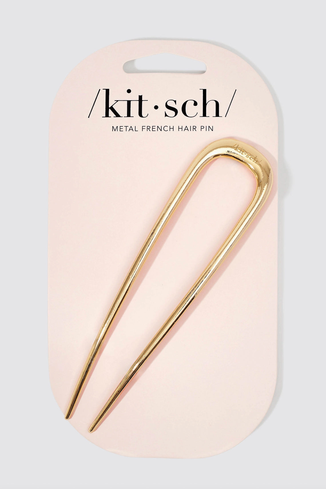 KITSCH Metal French Hair Pin - Gold
