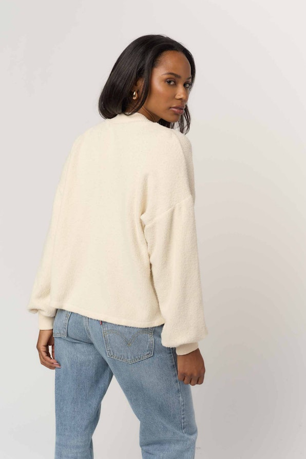 Time After Time Mock Neck Sweatshirt