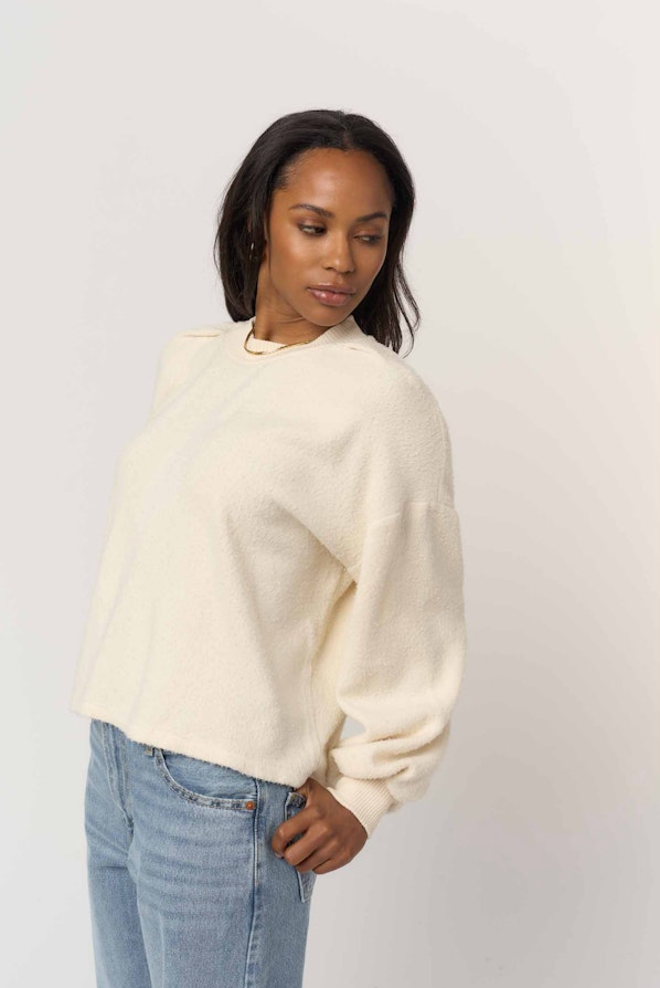 Time After Time Mock Neck Sweatshirt