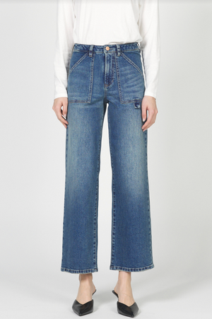 Holly High Rise Denim Jeans - Moon Glow