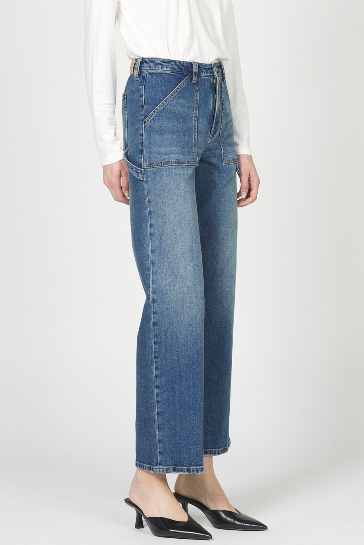 Holly High Rise Denim Jeans - Moon Glow