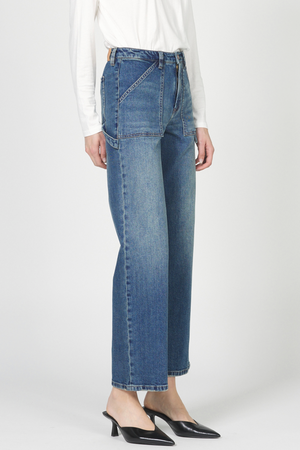 Holly High Rise Denim Jeans - Moon Glow